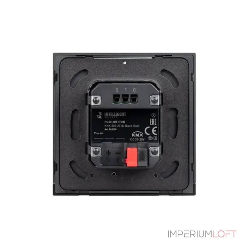 Механизм панели KNX-302-22-IN Black (Bus, IARL, IP20) Arlight 043108
