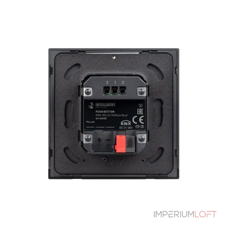 Механизм панели KNX-303-22-IN Black (Bus, IARL, IP20) Arlight 043109