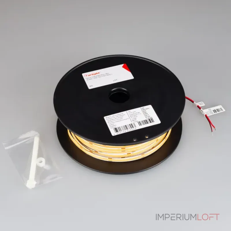 Светодиодная лента COB-X320-8mm 48V Warm2700 (8W/m, IP20, 50m PRO REEL) Arlight 043242