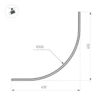 Трек MAG-MICROCOSM-TRACK-1115-ARC-R600 (BK) Arlight MAG-MICROCOSM 043247(1)