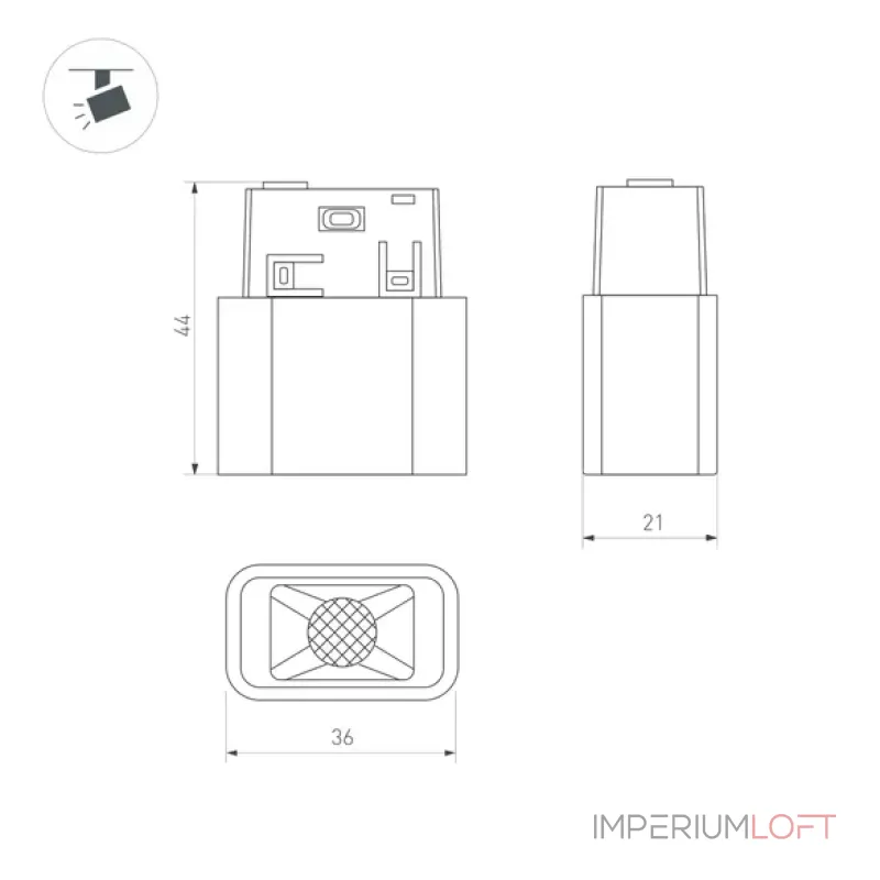 Трековый светильник Arlight ORIENT BABY 43291