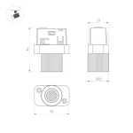 Трековый светильник Arlight ORIENT BABY 43296