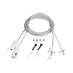 Подвес токопроводящий ARL-2x2m Set WHITE (Pad 15x2mm, 2x20AWG, провод 2x0.5) Arlight 043324