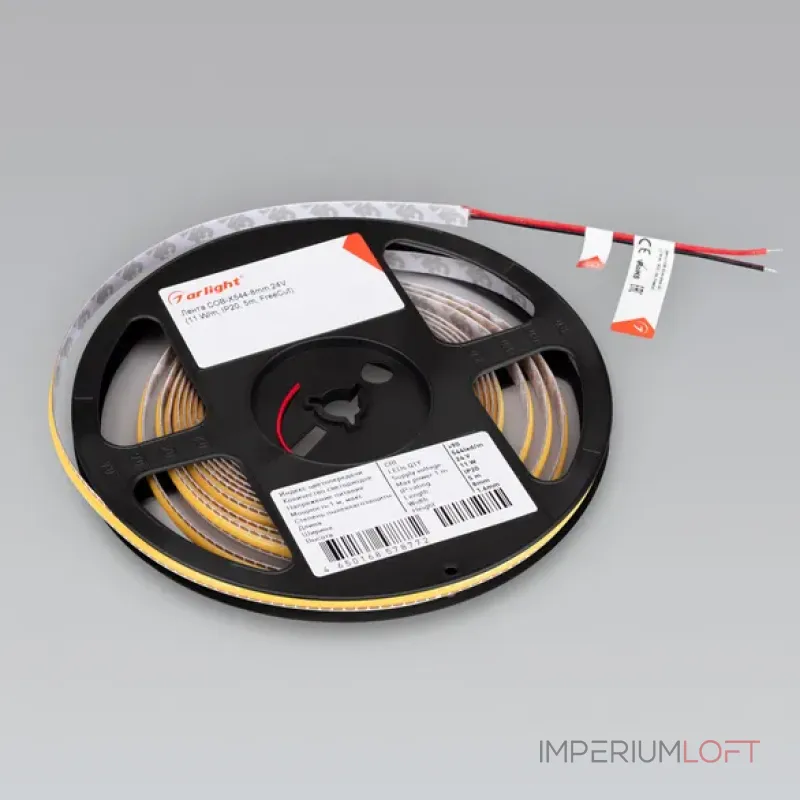 Лента COB-X544-8mm 24В Warm3000 11 В/м IP20 5м Arlight Свободная резка 043414 Лента COB-X544-8mm 24В Warm3000 11 В/м IP20 5м Arlight Свободная резка 043414