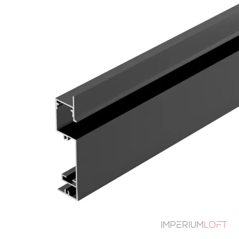 Профиль для светодиодной ленты PLINTUS-H73-F-2000 BLACK Arlight 043480 Профиль для светодиодной ленты PLINTUS-H73-F-2000 BLACK Arlight 043480