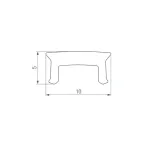 Рассеиватель W10-5000 SILICONE Arlight 043661