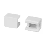 Заглушка PLINTUS-FANTOM-BENT WHITE глухая Arlight 043664