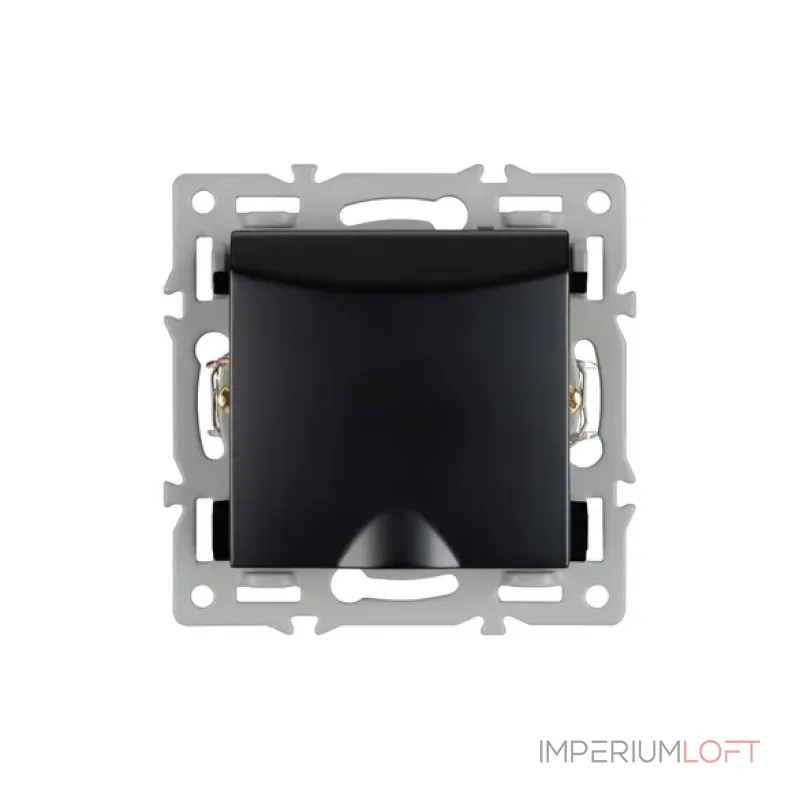 Механизм розетки влагозащищённый SCT-MCP-PL-BK (250V, 16A) Arlight 043746