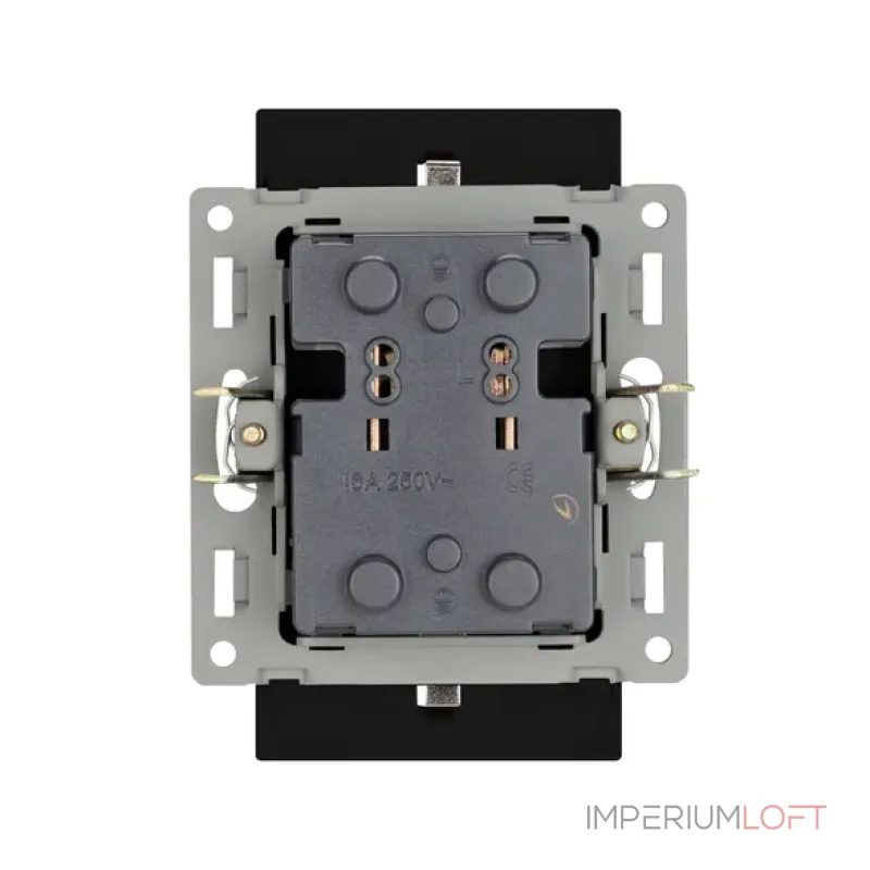 Механизм электрической розетки SCT-MEUD-PL-BK (250V, 16A) Arlight 043765