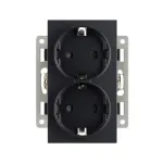 Механизм электрической розетки SCT-MEUD-PL-BK (250V, 16A) Arlight 043765