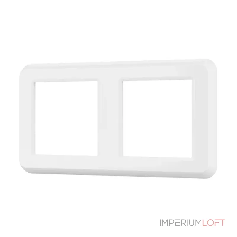 Рамка пластиковая FRM-VERSA-PL-2-WH Arlight 043776 Рамка пластиковая FRM-VERSA-PL-2-WH Arlight 043776