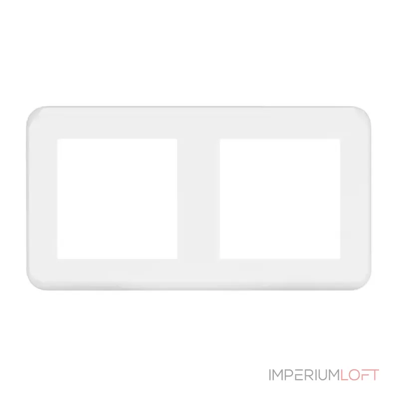 Рамка пластиковая FRM-VERSA-PL-2-WH Arlight 043776 Рамка пластиковая FRM-VERSA-PL-2-WH Arlight 043776