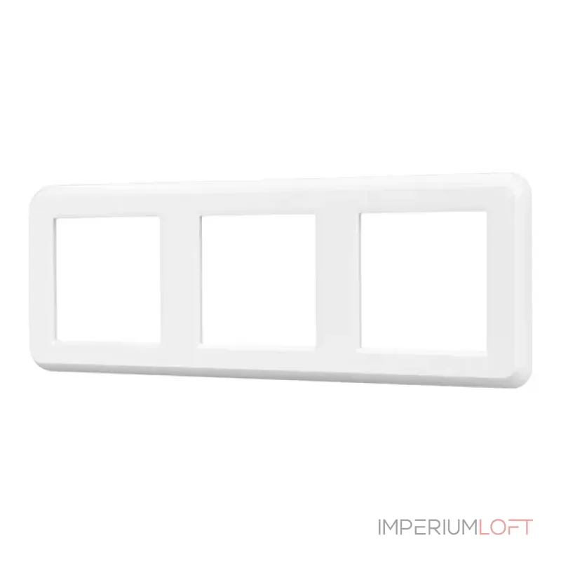 Рамка пластиковая FRM-VERSA-PL-3-WH Arlight 043782 Рамка пластиковая FRM-VERSA-PL-3-WH Arlight 043782