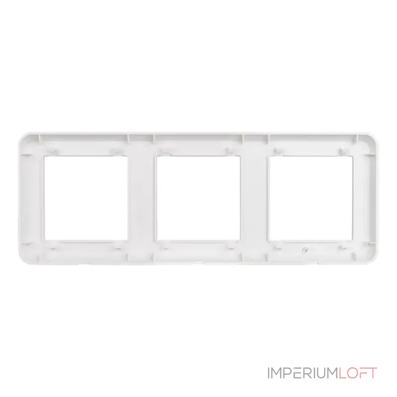 Рамка пластиковая FRM-VERSA-PL-3-WH Arlight 043782 Рамка пластиковая FRM-VERSA-PL-3-WH Arlight 043782