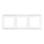 Рамка пластиковая FRM-VERSA-PL-3-WH Arlight 043782