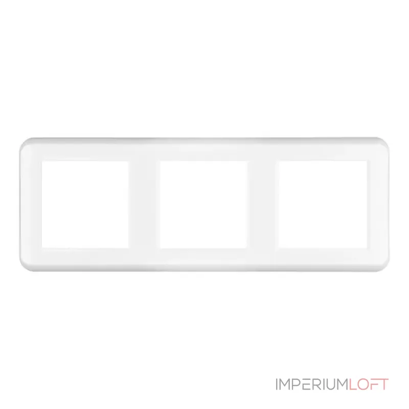 Рамка пластиковая FRM-VERSA-PL-3-WH Arlight 043782 Рамка пластиковая FRM-VERSA-PL-3-WH Arlight 043782