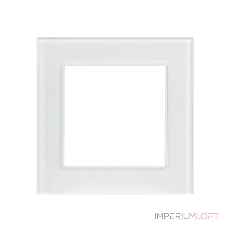 Рамка стеклянная FRM-GLARE-GS-1-WH Arlight 043786