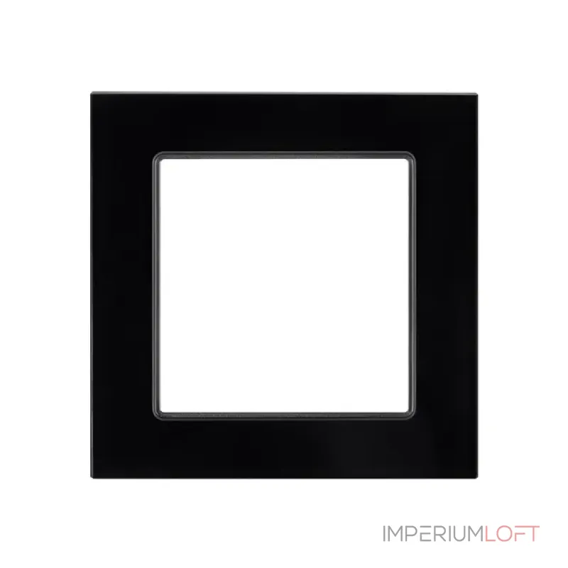 Рамка стеклянная FRM-GLARE-GS-1-BK Arlight 043787