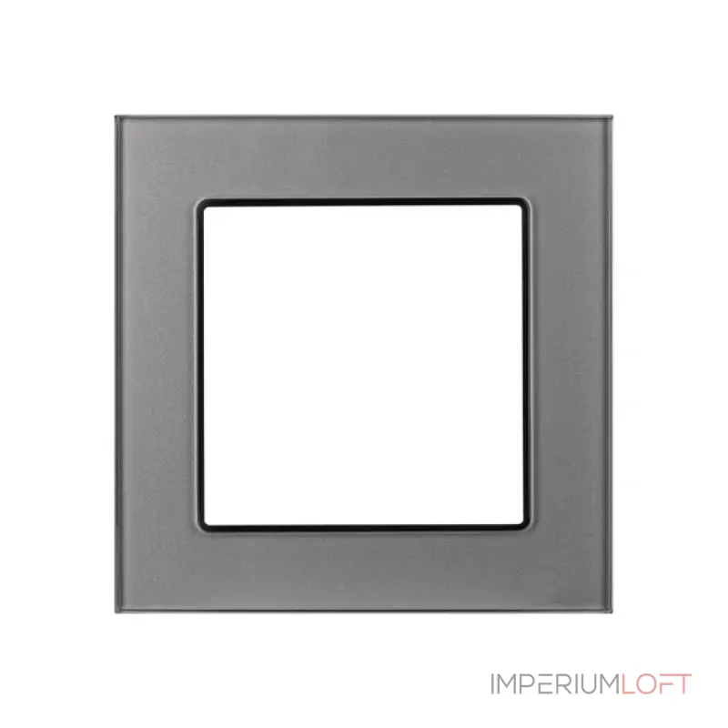 Рамка стеклянная FRM-GLARE-GS-1-GR Arlight 043788