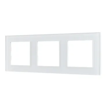 Рамка стеклянная FRM-GLARE-GS-3-WH Arlight 043799