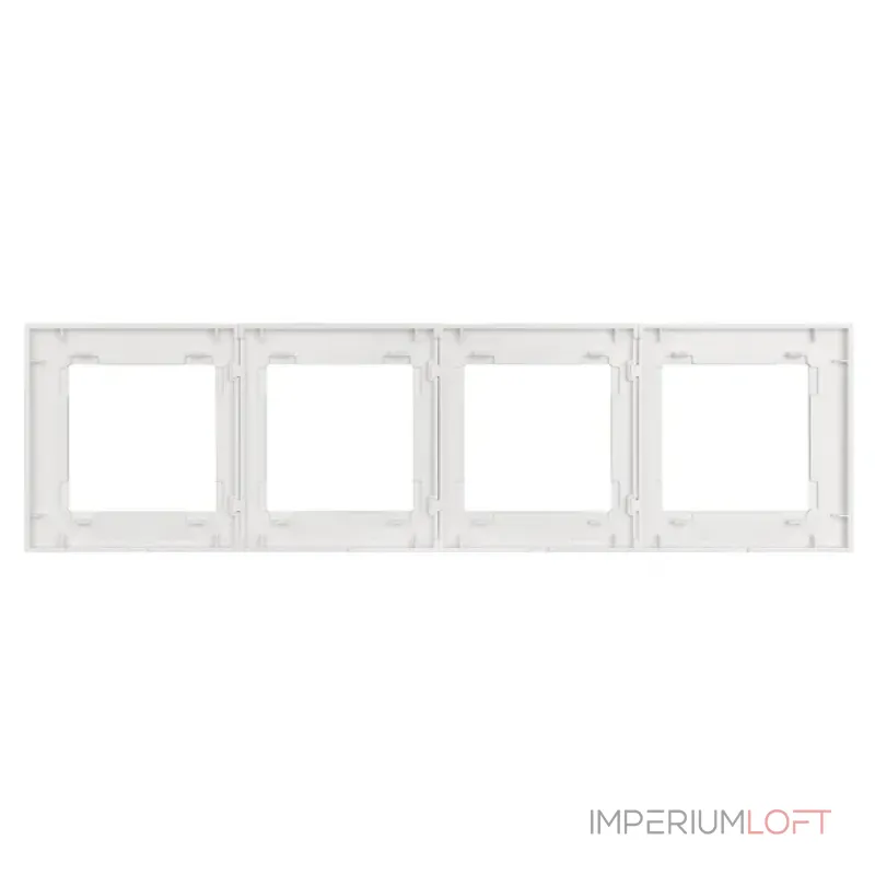 Рамка стеклянная FRM-GLARE-GS-4-WH Arlight 043802