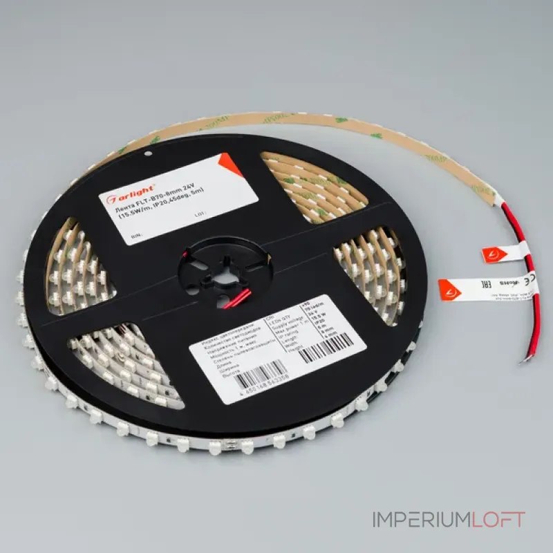 Светодиодная лента FLT-B70-8mm 24V Warm3000 (15.5W/m, IP20, 45deg, 5m) Arlight 043811 Светодиодная лента FLT-B70-8mm 24V Warm3000 (15.5W/m, IP20, 45deg, 5m) Arlight 043811