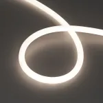 Светодиодная лента герметичная MOONLIGHT-TOP-S-M560-D13mm 24V Day4300 (13W/m, IP65, 5m, wire x1, трос, Вывод прямой) Arlight 043817