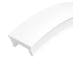 Заглушка WALL-FANTOM-BENT-W10-SIDE с отверстием Arlight 043883