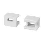 Заглушка PLINTUS-FANTOM-BENT WHITE с отверстием Arlight 043898