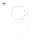 Потолочный светильник Arlight CYLINDO 43963