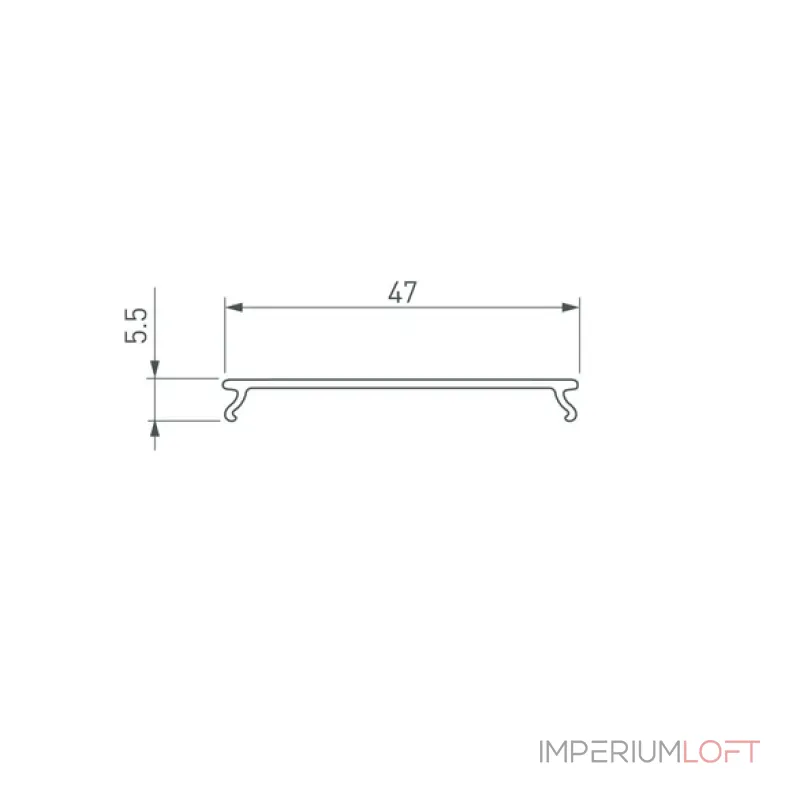 Рассеиватель SL-W45-LW-3000 OPAL Arlight 043979 Рассеиватель SL-W45-LW-3000 OPAL Arlight 043979
