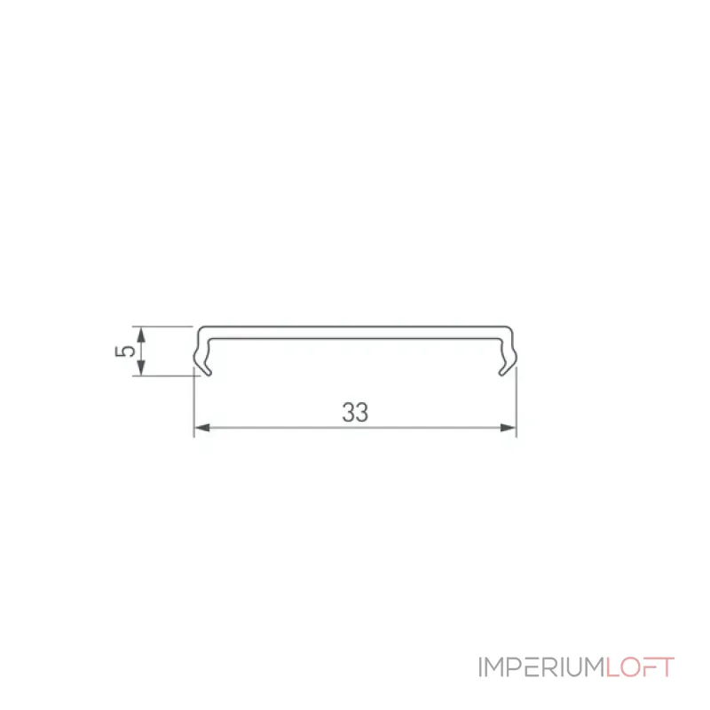 Рассеиватель SL-W33-LW-3000 OPAL Arlight 043980