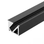 Профиль для светодиодной ленты SL-BEVEL-H10-F14-2000 ANOD BLACK Arlight 044084