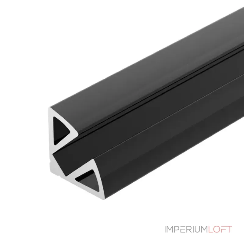 Профиль для светодиодной ленты SL-KANT-H11-2000 ANOD BLACK Arlight 044086