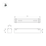 Трековый светильник Arlight VIBE LASER 44189