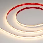 Светодиодная лента COB-X480-10mm 24V Warm2700 (10W/m, IP20, 5m, FreeCut, Свободная резка) Arlight 044197