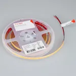 Светодиодная лента COB-X480-10mm 24V Warm2700 (10W/m, IP20, 5m, FreeCut, Свободная резка) Arlight 044197