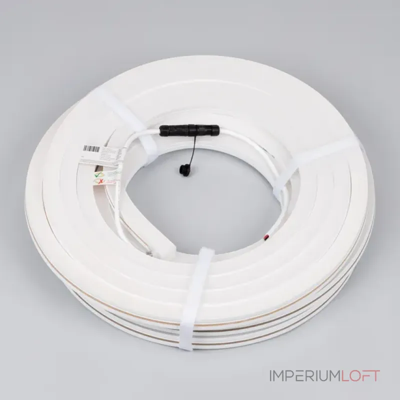 Светодиодная лента герметичная MOONLIGHT-SIDE-X280-20x20mm 24V Warm2300 (10W/m, IP67, 15m, wire x1, Вывод боковой) Arlight 044253