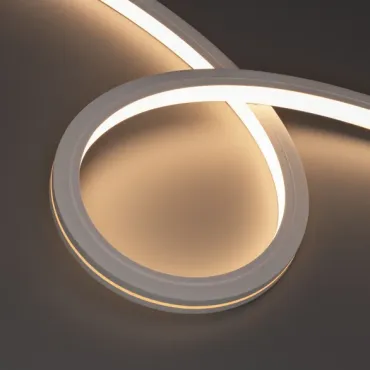 Светодиодная лента герметичная MOONLIGHT-TOP-X280-16x16mm 24V Warm3000 (10W/m, IP67, 15m, wire x1, Вывод боковой) Arlight 044309