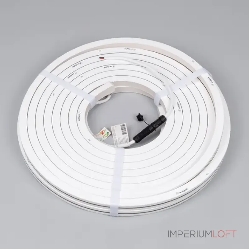 Светодиодная лента герметичная MOONLIGHT-TOP-X280-16x16mm 24V Warm3000 (10W/m, IP67, 15m, wire x1, Вывод боковой) Arlight 044309