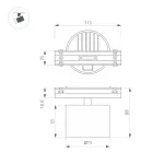 Трековый светильник Arlight VIBE POINT 44467