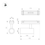 Трековый светильник Arlight VIBE SPOT 44480