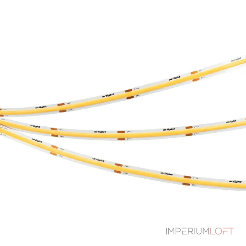Светодиодная лента COB-X480-8mm 24V Warm3500 (8W/m, IP20, CSP, 5m) Arlight 044575