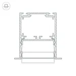 Профиль для светодиодной ленты SL-LINIA52-3L-F-2000 ANOD Arlight 044682
