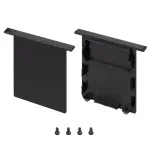 Заглушка SL-LINIA52-3L-F-MIDDLE BLACK глухая Arlight 044708