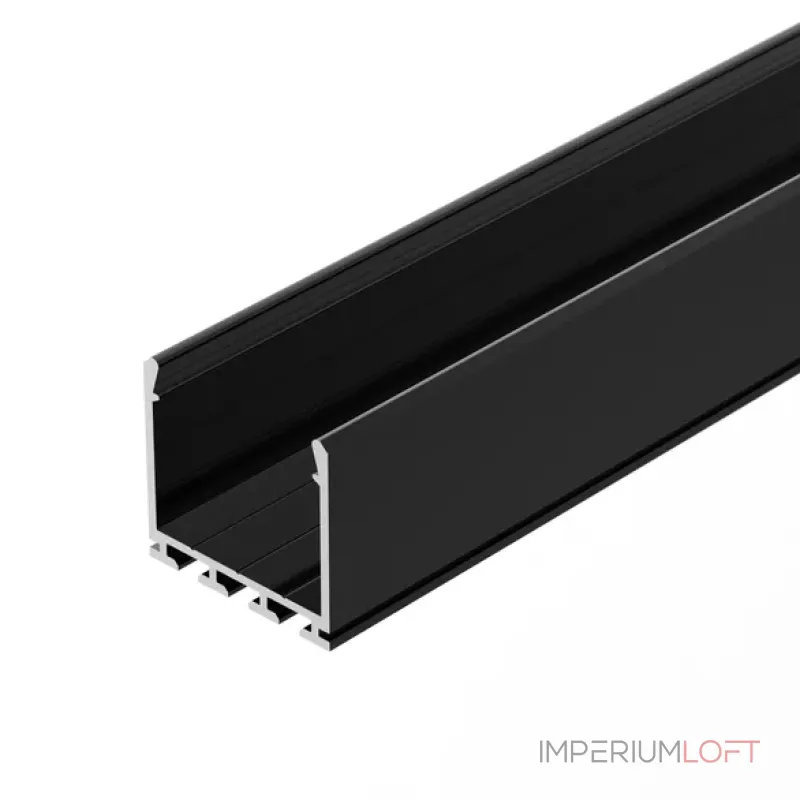 Профиль для светодиодной ленты PLS-LOCK-H25-3000 ANOD BLACK Arlight 044847