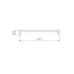 Рассеиватель LINE-5075-HONEYCOMB-2000 OPAL Arlight 044878