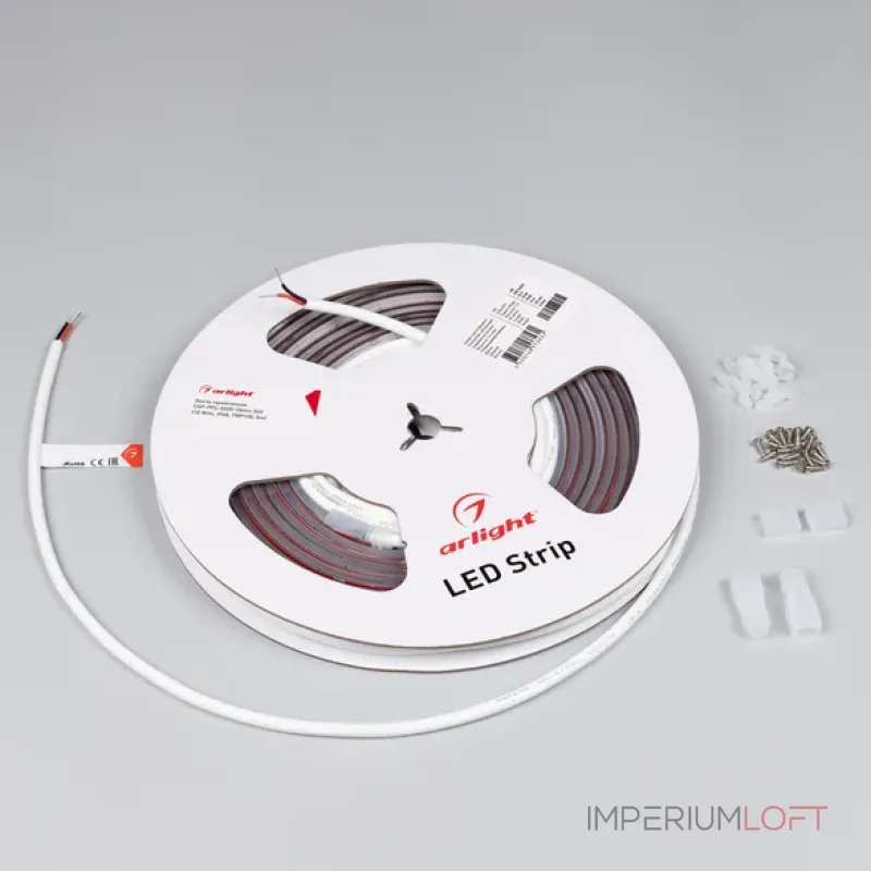 Светодиодная лента герметичная CSP-PFS-X320-10mm 24V Warm2700 (10W/m, IP68, TWP100, 5m) Arlight 045053