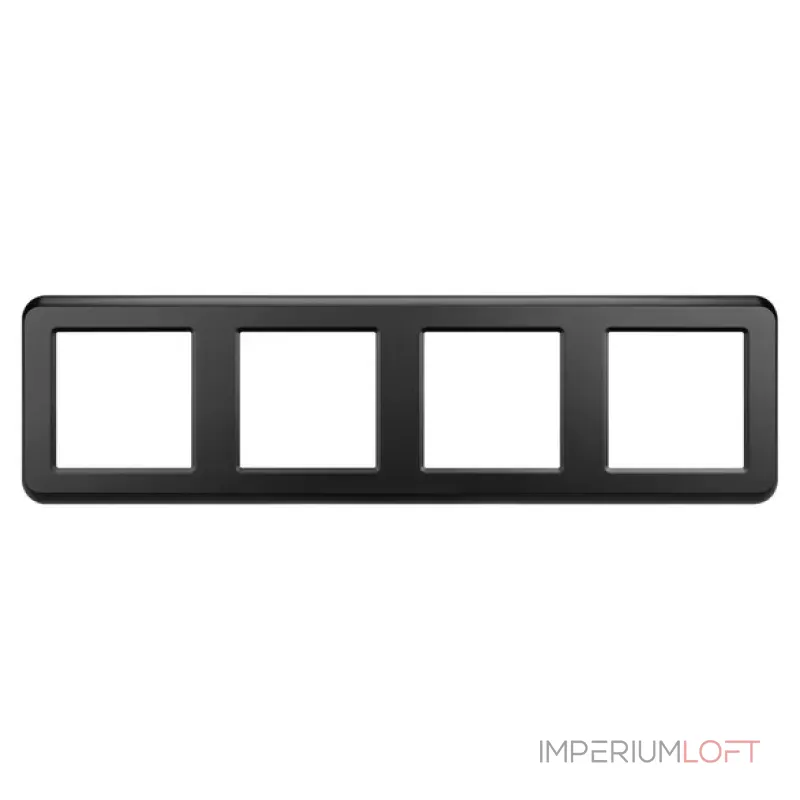 Рамка пластиковая FRM-VERSA-PL-4-BK Arlight 045188