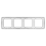 Рамка пластиковая FRM-VERSA-PL-4-BK Arlight 045188